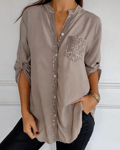 YARA | V-NECK CASUAL TOP