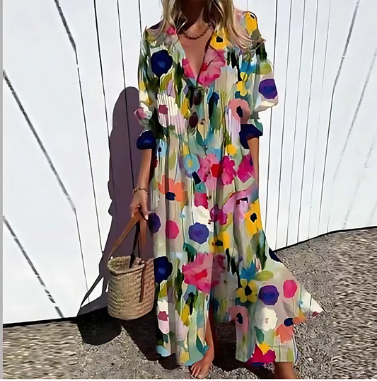 DOMINIQUE | BOHO CHIC MAXI DRESS