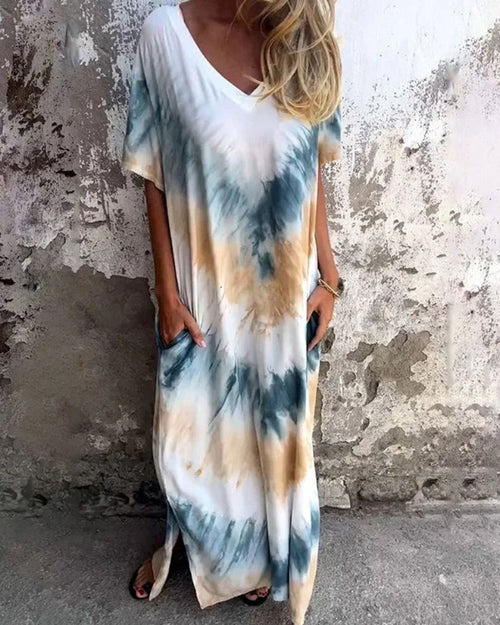 TYLA | TIE DYE BOHO DRESS