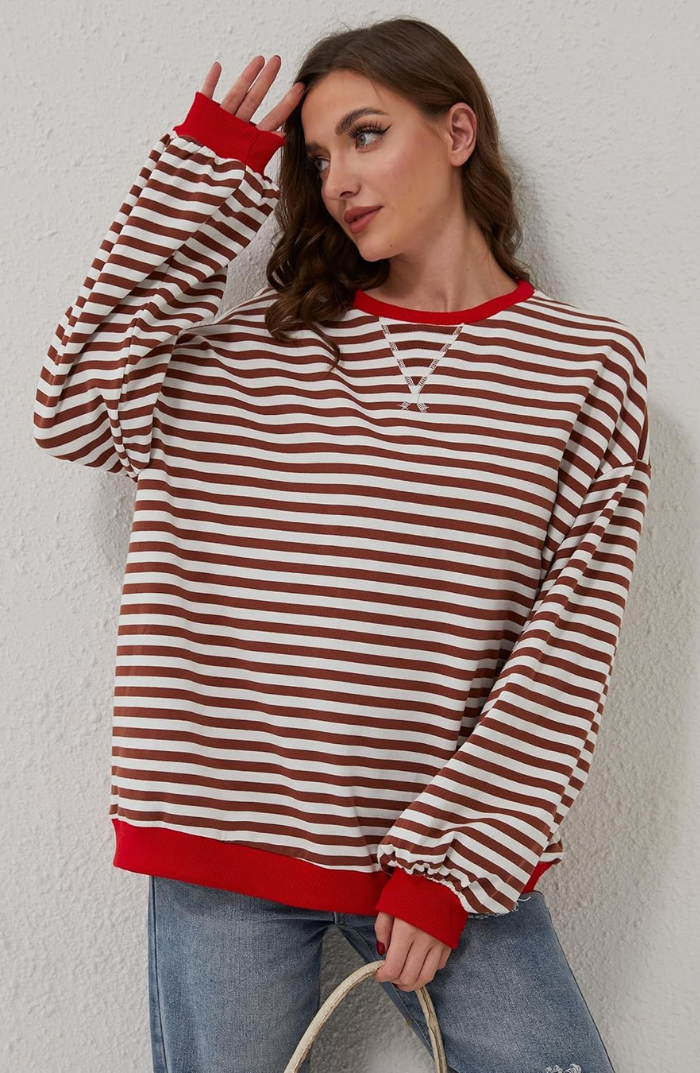 SOPHIE | STRIPED PULLOVER