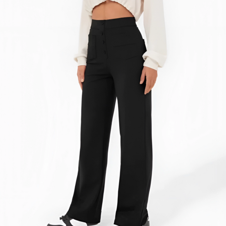 TAHLIA | HIGH-WAISTED ELASTIC CASUAL PANTS