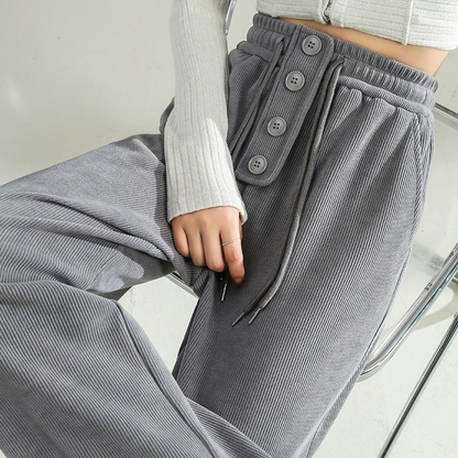 ZOEY | CASUAL RIBBED SWEATPANTS