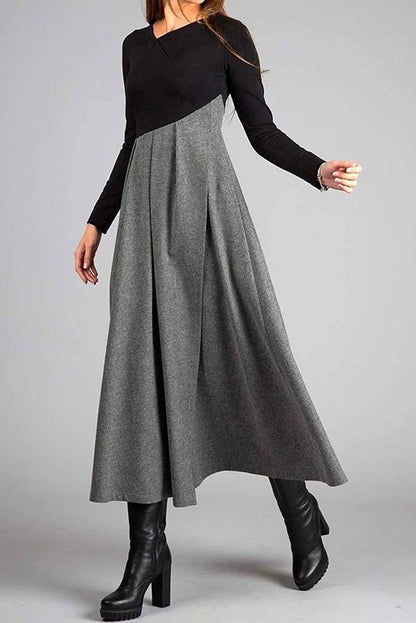 ESME | MAXI DRESS WITH LONG SLEEVES