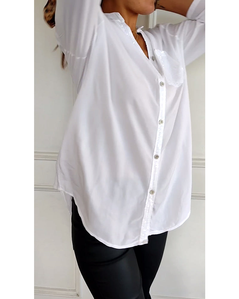 YARA | V-NECK CASUAL TOP