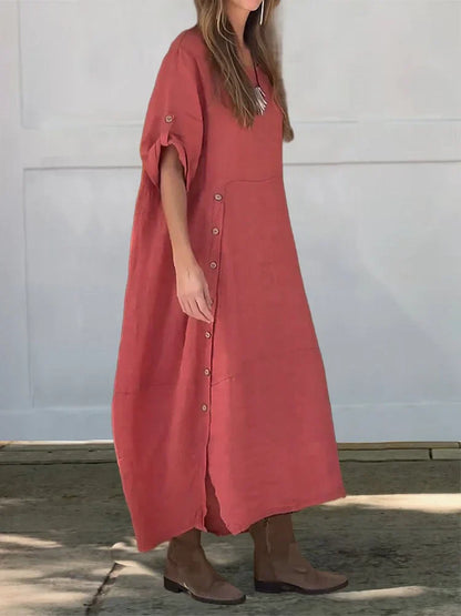 VERA | LINEN COTTON DRESS