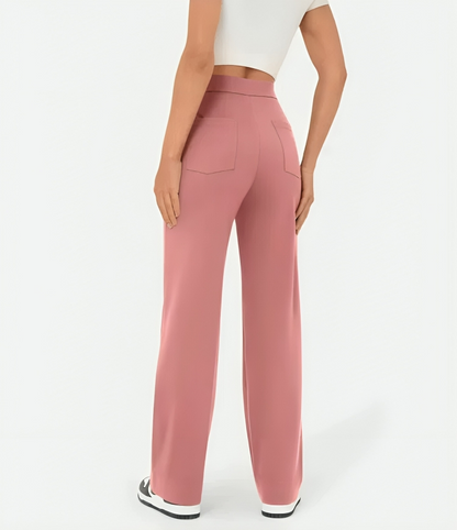 TAHLIA | HIGH-WAISTED ELASTIC CASUAL PANTS