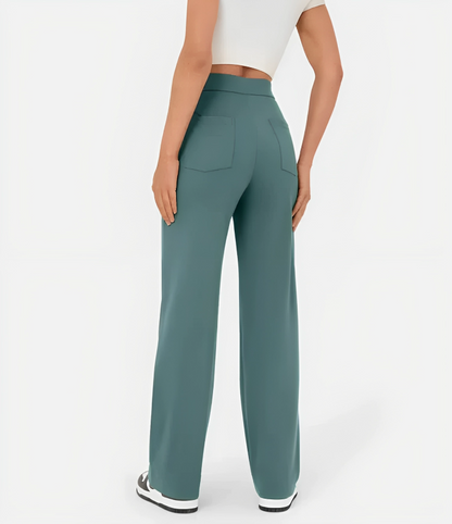 TAHLIA | HIGH-WAISTED ELASTIC CASUAL PANTS