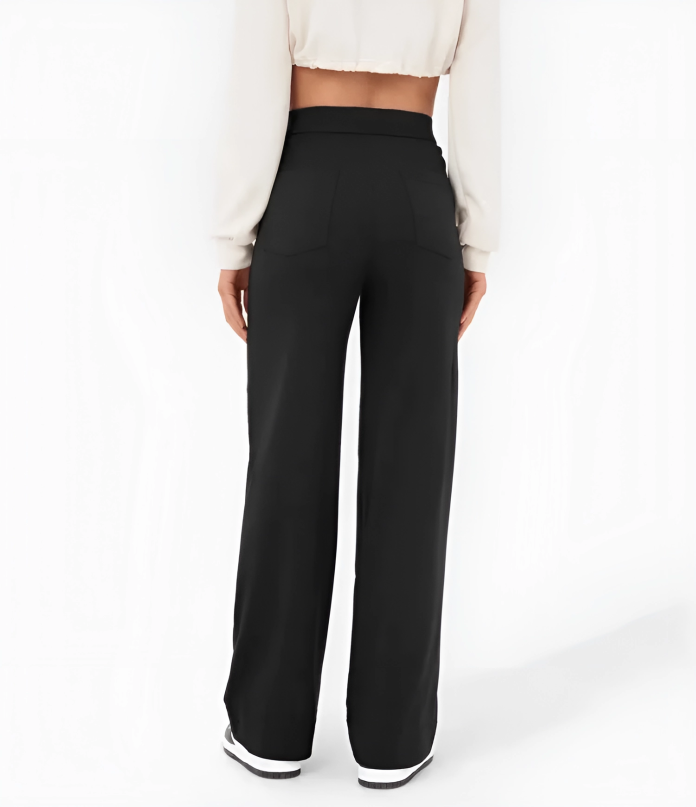 TAHLIA | HIGH-WAISTED ELASTIC CASUAL PANTS