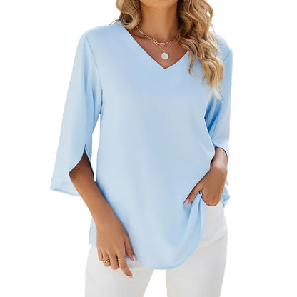 SARAH | V-NECK BLOUSE