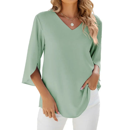 SARAH | V-NECK BLOUSE