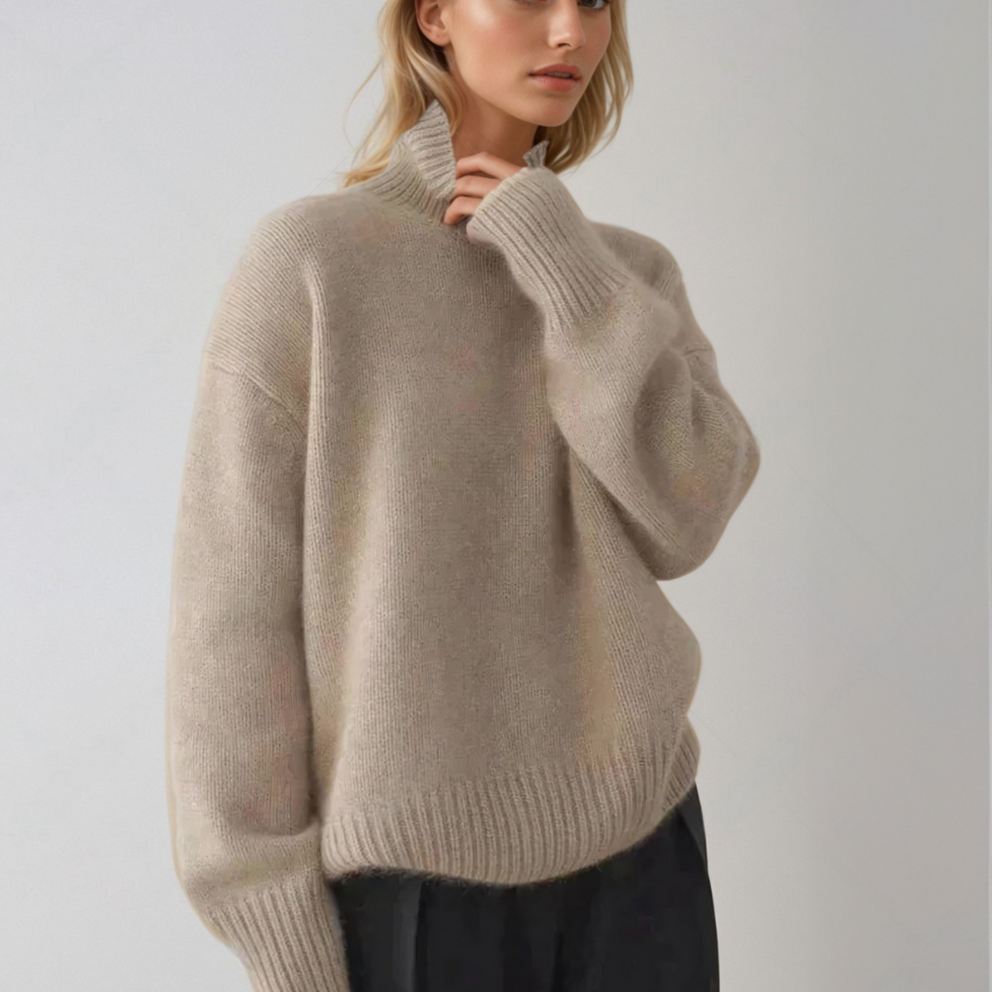 LENA |  COMFORTABLE TURTLENECK SWEATER