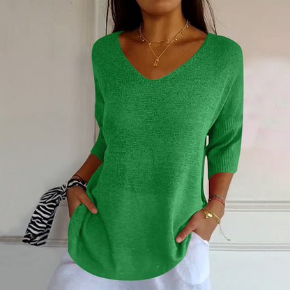 LORAINE | ELEGANT KNITTED SHIRT