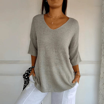 LORAINE | ELEGANT KNITTED SHIRT