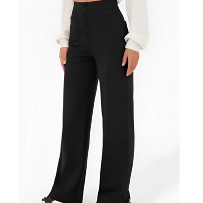 TAHLIA | HIGH-WAISTED ELASTIC CASUAL PANTS